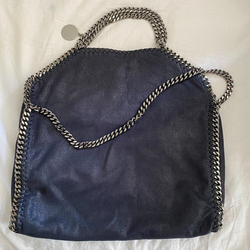Stella Mccartney Falabella Fold-Over Tote Bag in Black